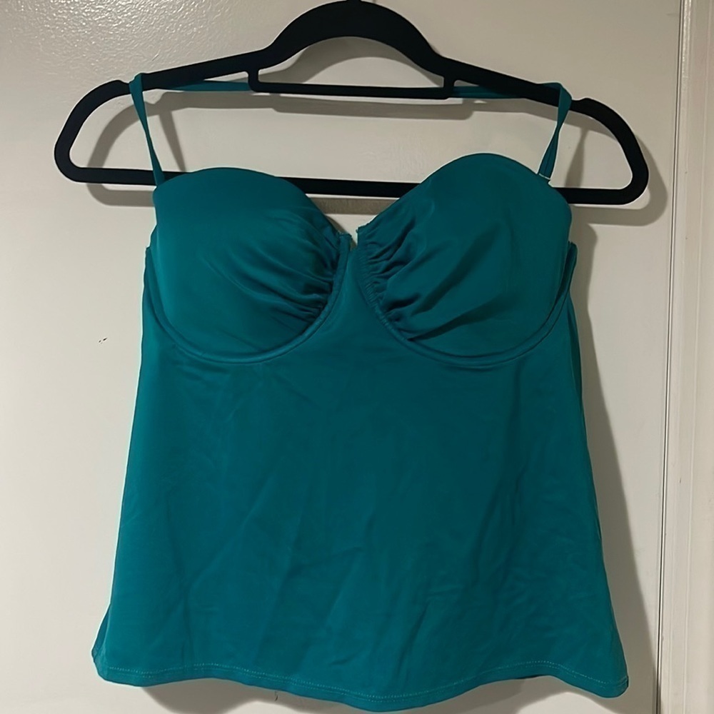 J Crew Women's Bikini Top Padded Wired Bra Size 8